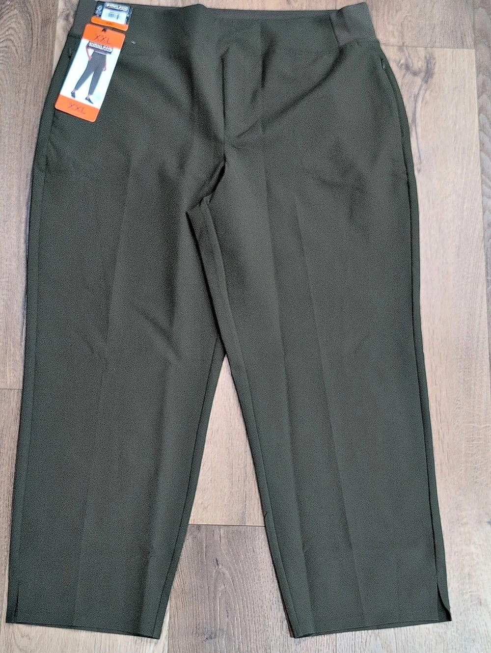Kirkland Signature Ladies Ankle Pant Straight Leg Green XXL